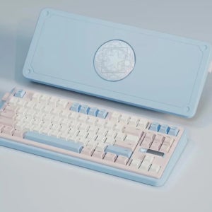 매직 어레이 80 키보드 트라이 모드 알루미늄 키트 RGB 지원 VIA PVD 명찰 맞춤형 기계식 키보드 액세서리 선물