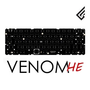 Geonworks Venom 60 HE 키보드 PCB 마그네틱 스위치 GH60 Tofu60 Holy60과 호환되는 맞춤형 DIY 기계식 키보드 액세서리