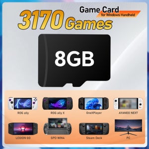 ROG Ally/LEGION GO/AYANEO/OneXPlayer/Steam Deck 휴대용 게임 콘솔/N64용 Windows PC용 3170개 게임이 포함된 Retrobat 게임