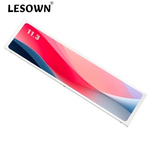 LESOWN 11.3 8.8 7.9인치 롱바 모니터 IPS 1920x480 화이트 미니 스트립 LCD 스크린 디스플레이 (PC용 보조 화면 지원)