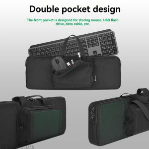 Logitech MX Keys S/MX Keys용 키보드 보관 가방 - 여행용 보호 운반 케이스, 무선 키보드 파우치