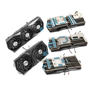 MSI GPU 라디에이터, MSI RTX3060Ti 3070 3080 3080Ti 3090 3090Ti 게이밍 X/Z 트리오 그래픽 카드용