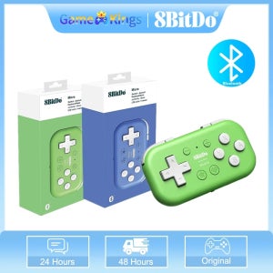 Nintendo Switch/Android/Raspberry Pi/iOS/Win10/11 및 키보드 모드를 위한 8BitDo 마이크로 블루투스 게임 패드 미니 컨트롤러 지원
