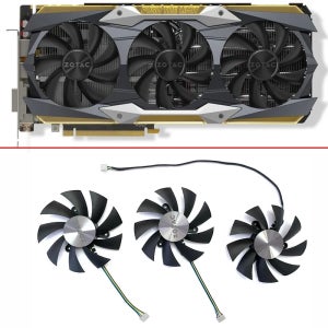ZOTAC GTX1080Ti AMP EXTREME GTX 1080 Ti Core Edition 그래픽 카드 방열판 냉각 팬용 GA92S2U DC12V 0.46A