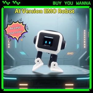 AI EMO 로봇 ESP32-S3 메인 컨트롤 1.54인치 화면 어린이를 위한 지능형 대화형 로봇 음성 인식 동반자
