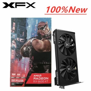 데스크탑 PC AMD PC 컴퓨터 게임 그래픽 카드, XFX RX 6600 XT 6600XT 8GB 6500 XT 그래픽 카드, GPU Radeon RX6600 RX6600XT G