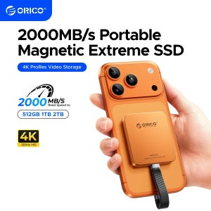 오리코 1TB 마그네틱 외장 SSD, 알루미늄 합금, 최대 2000MB/s