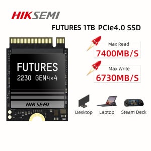 HIKSEMI 1TB 미래 M.2 SSD, 2230 NVMe PCIe Gen 4x4 SSD, 스팀 데크 ROG FLOWZ13 Surface ProX 노트북용
