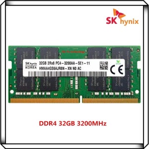 SK 하이닉스 오리지널 SO-DIMM 램 노트북 메모리, DDR4 32GB, 2Rx8, 3200AA, PC4, 3200MHz, 32G