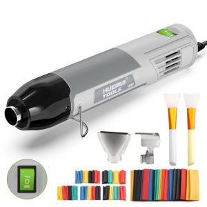110V/220-240V 뜨거운 공기 총 350W 전기 미니 송풍기 열 수축 튜브 및 지원 좌석 DIY 납땜 건조기 도구 키트