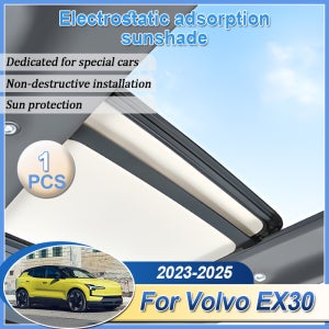 Volvo EX30 Accessorie 2023 2024 2025 자동차 유리 지붕 태양 그늘 정전기 흡착 선 루프 차양 채광창 액세서리