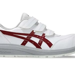 아식스 안전화 작업화 원잡 CP311 화이트 밸크로 운동화 발볼 3E 경량 현장화 1273A110