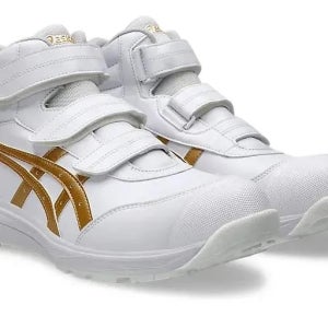 아식스 안전화 원잡 하이컷 밸크로 CP312 발볼 3E 화이트 1273A111 발목 보호 작업화 워커