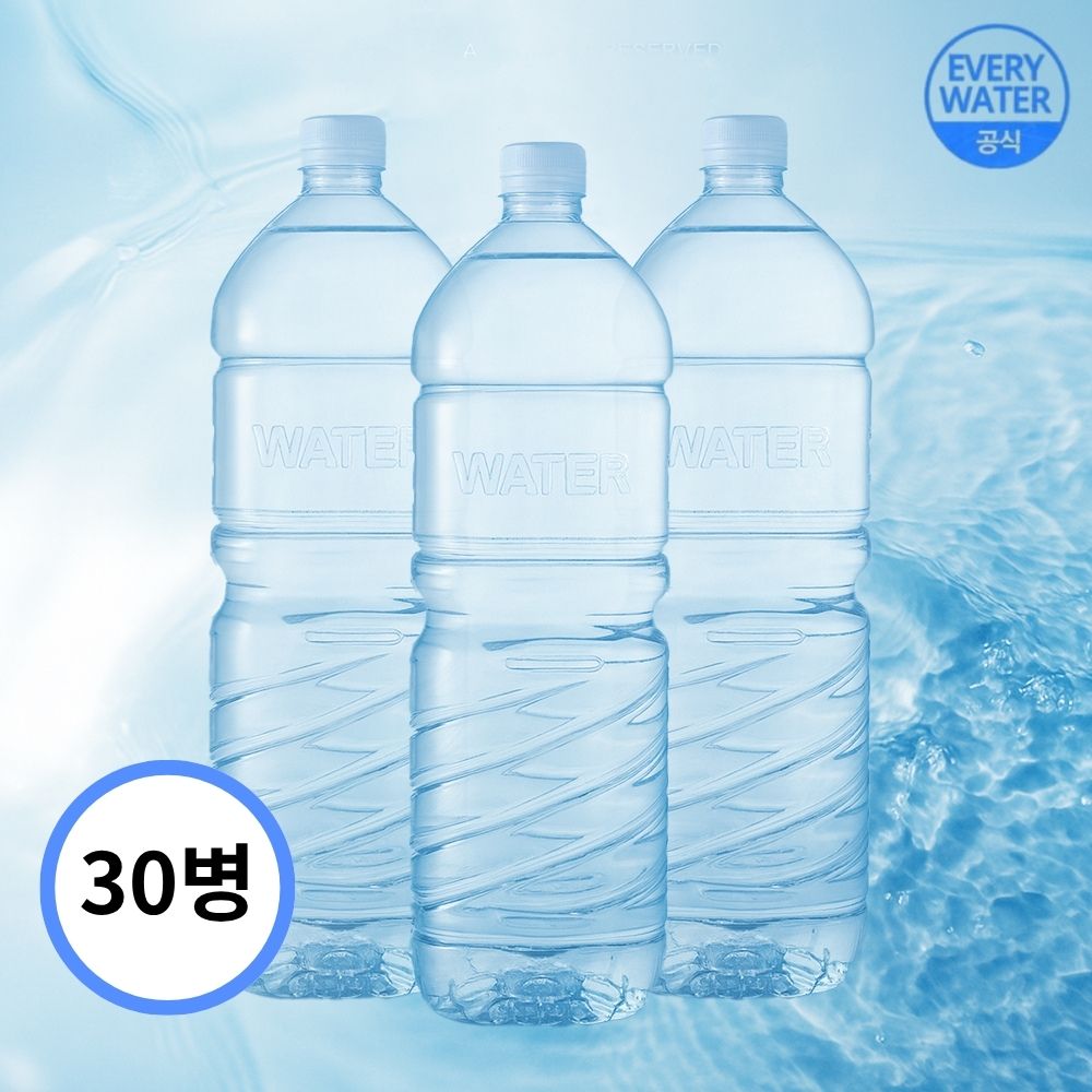 Everywater Spring Water Mineral Water 2L, 6 pcs