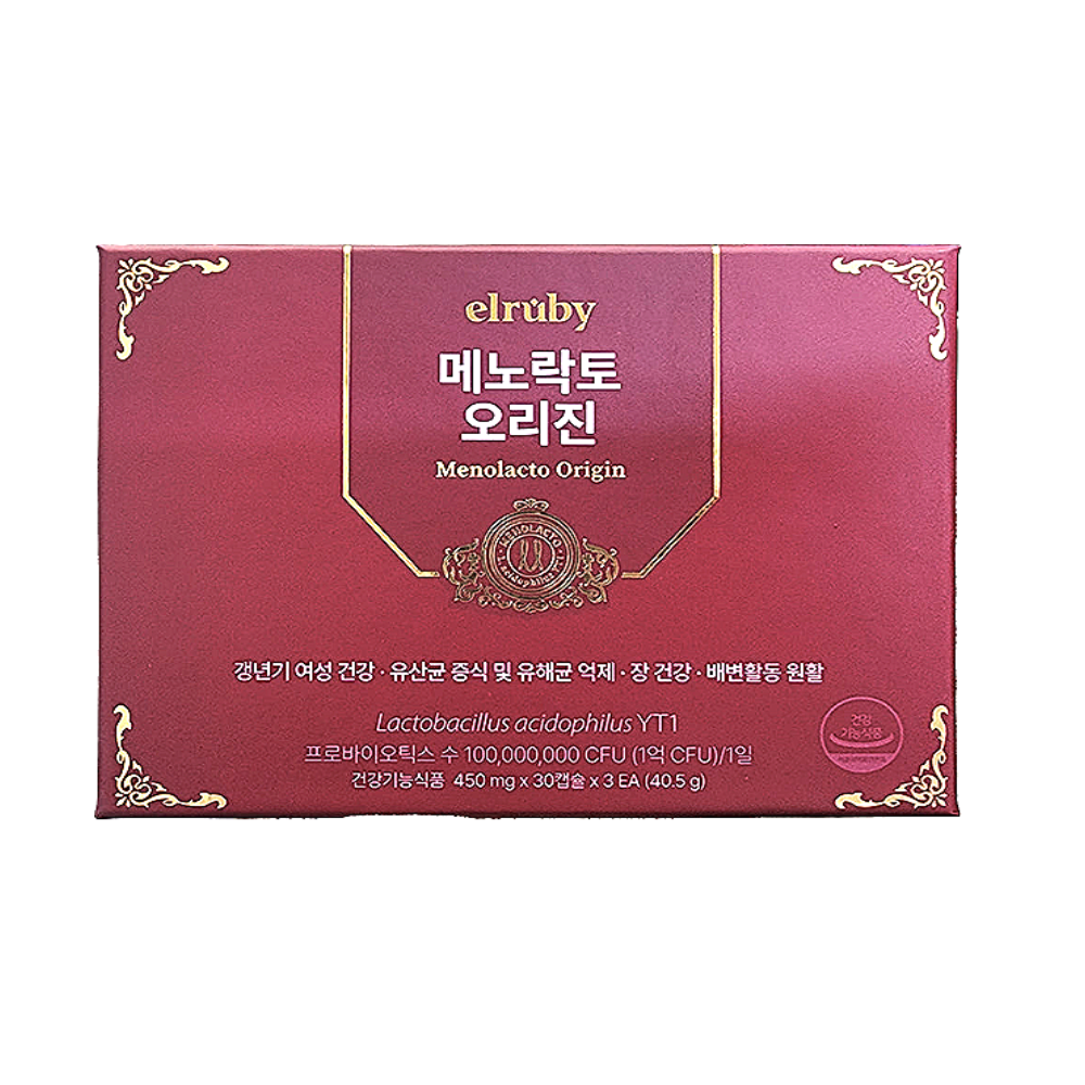 휴온스 메노락토 오리진 갱년기 유산균 YT1 90캡슐, 1개