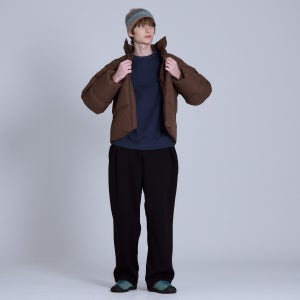 [베이직하우스] 베이직원턱와이드기모팬츠 LAPT7103