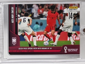 2022 PANINI INSTANT 인스턴트 손흥민 대한민국 국가대표 카타르 월드컵 축구 카드