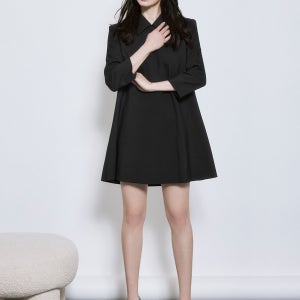 [MICHAA] [ONLINE-ONLY][송혜교 콜라보] 벨티드 카라 미니원피스 [MIP3COP031]