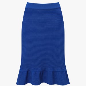 [E.B.M] 프릴 디테일 니트 스커트 [EMP2CSK030]