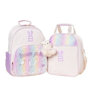 [국내백화점]  (슈슈앤쎄시By토박스)빈폴 투명몰드 빙키 책가방 2SET퍼플