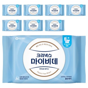 마이비데 클린케어 화장실용 물티슈 캡형 80매, 8개