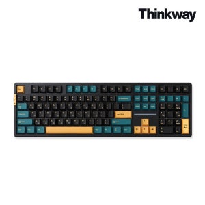 씽크웨이 씽크웨이 토체프 101 108키 기계식 유무선 키보드 코스모스블랙 위스테리아 드림축
