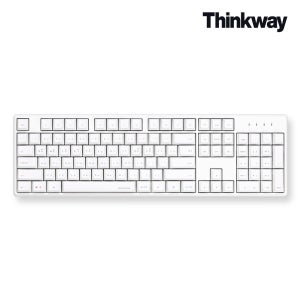 씽크웨이 씽크웨이 토체프 301 유무선 저소음 104키 풀배열 기계식 키보드 네온 화이트 토이축