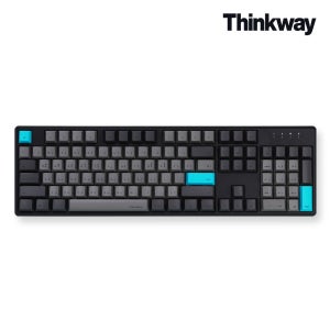 씽크웨이 씽크웨이 토체프 301 유무선 저소음 104키 풀배열 기계식 키보드 돌치그레이 토이축