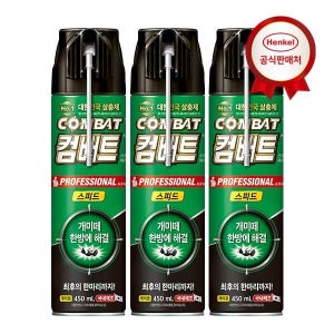 케이티알파쇼핑 헨켈 컴배트 개미용 에어졸 450ml 3개