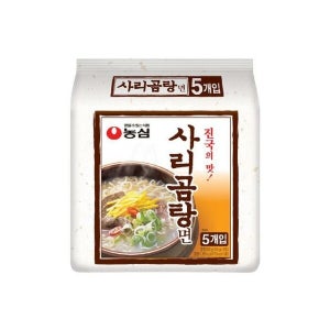 케이티알파쇼핑 농심 사리곰탕면 멀티(5입) x 2팩(총 10봉지)