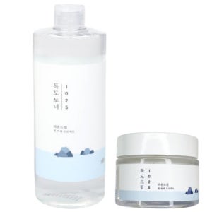 라운드랩 1025 독도 토너 500ml(대용량)+독도크림 80ml 순한토너 수분크림