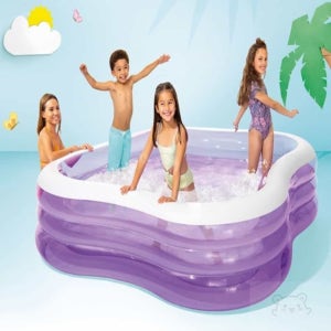 YWSTORE 투명 어린이 사각 풀장 미니풀장 가정용풀장 가정용수영장