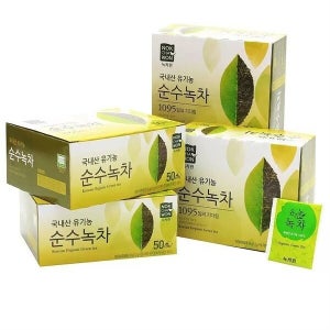 케이티알파쇼핑 녹차원 유기농 순수녹차 50티백 4박스