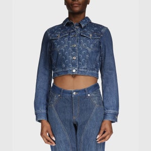 [마린 세르] (W) 데드스탁 데님 박시 재킷 블루 DEADSTOCK DENIM BOXY JACKET BLUE