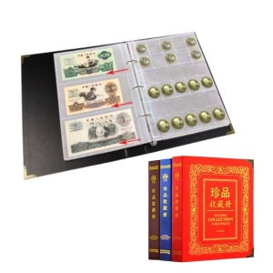 [이노아이템] 코인 지폐 수집 앨범 홀더 화폐 수집 케이스 보관 앨범 포켓식 수납_GS0700244B