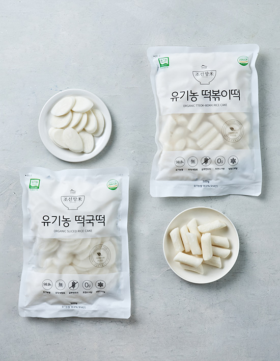 조선향미 유기농 떡국용 떡 제품 이미지