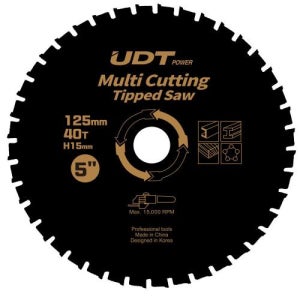 [UDT팁쏘] 팁쏘(멀티쏘) 125mm(5’)*40T*15