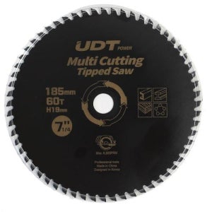 [UDT팁쏘] 팁쏘(멀티쏘) 185mm(7’)*60T*19