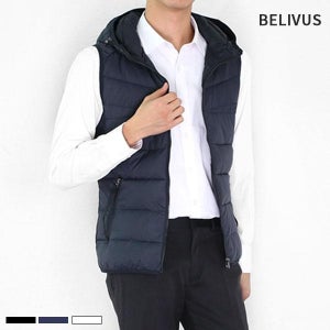 NC평촌점 빌리버스 남자 경량 조끼 WS086 가벼운 패딩 후드 베스트