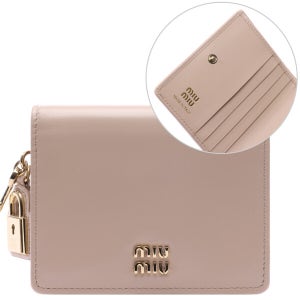 미우미우 26SS 여성 로고 스몰 반지갑 (5MV204 2IGA F0236 26S)