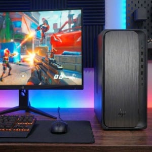 HP 옴니데스크 M03-0038KR RTX5050 인텔 AI U5-225 D5 32GB 2TB FreeDOS 듀얼모니터 미니타워 사무 업무 그래픽 데스크탑 PC ND