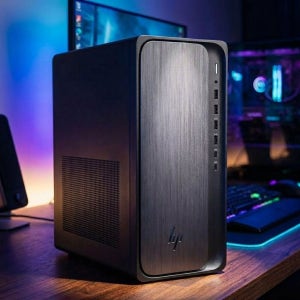 HP 옴니데스크 M03-0038KR RTX5060 인텔 AI U5-225  D5 64GB 2TB 윈도우11프로 듀얼모니터 미니타워 사무 업무 그래픽 데스크