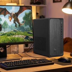 HP 옴니데스크 M03-0037KR RTX4060Ti 인텔 AI U7-265 D5 32GB 512GB FreeDOS 듀얼모니터 미니타워 사무 업무 그래픽 데스크탑 PC ND