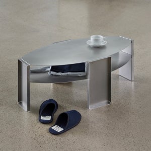 [뮤지엄오브모던키친] Oval tea table (Aluminum)