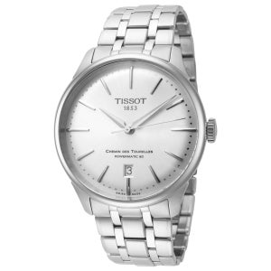 티쏘 쉐망 데 투렐 자동 실버 다이얼 남성 시계 T1398071103100 오토매틱 Chemin des Tourelles Automatic Silver Dial  150664185