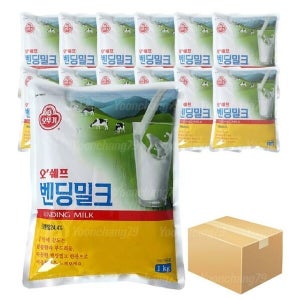 케이티알파쇼핑 오뚜기 벤딩밀크 1kg 1박스(12개) 전지분유 프림 크림