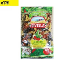 푸실리파스타면 식자재 식재료 도매 삼색푸실리 디벨라 500g 1개