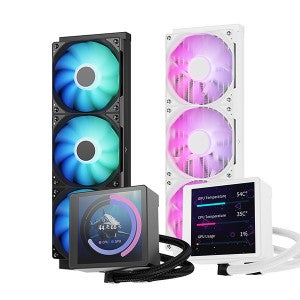 앱코 포세이돈 P360L LCD ARGB 디스플레이 (화이트)