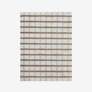 리튼 윈도우페인 체크 러그 - 파스텔 (100x150)