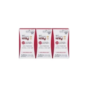 비에날씬 갱년기 다이어트 유산균 비에날 퀸 450mg x 60캡슐 3박스 멀티 고함량 영양